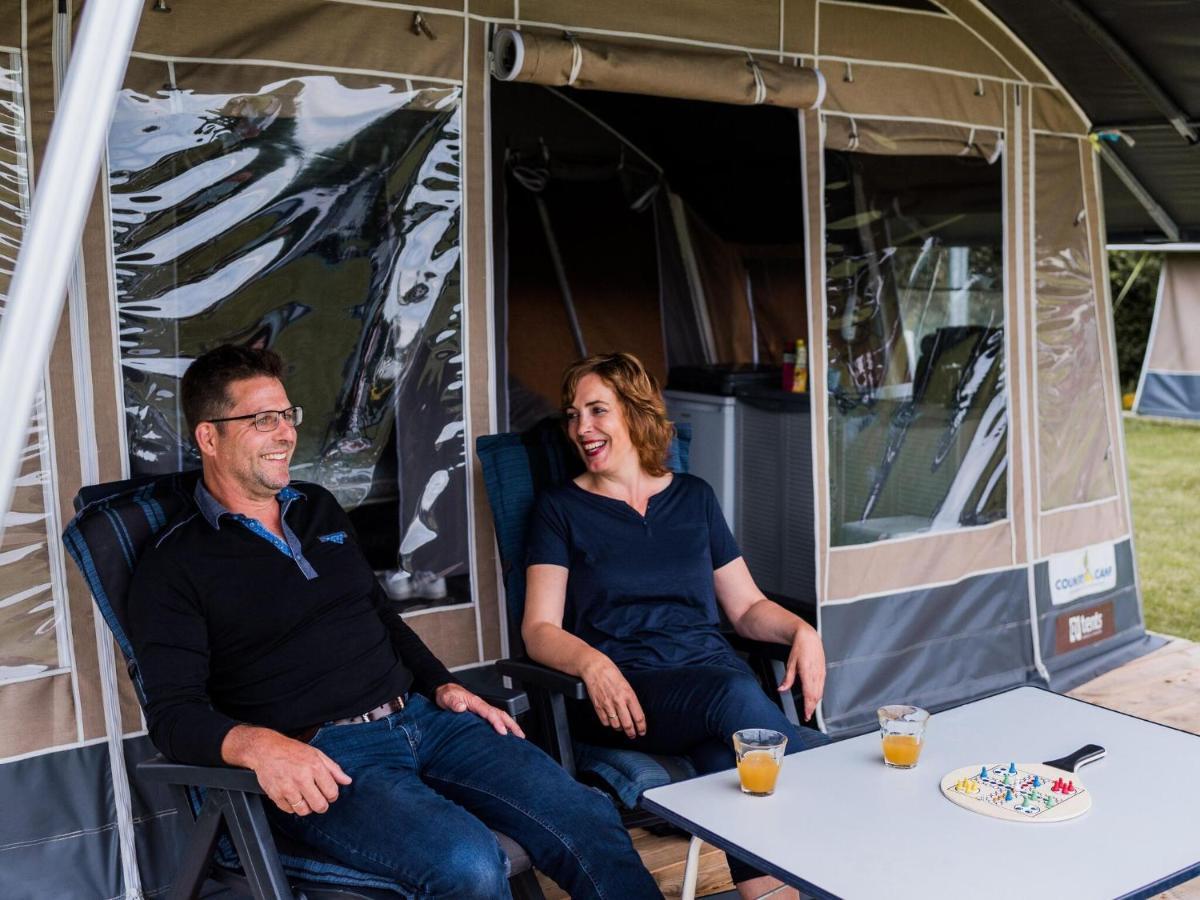 Nice Tent Lodge On A Campsite, Bordering The Forest, Luxembourg At 27 Km Medernach 외부 사진